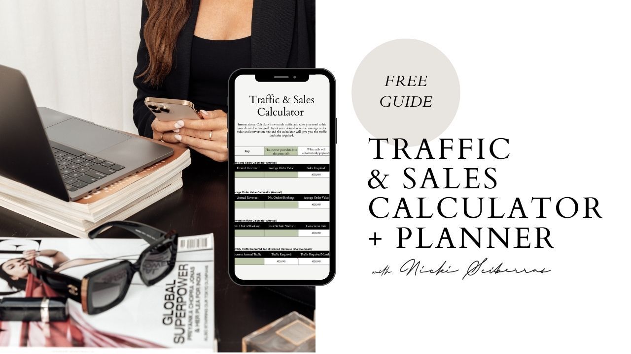 Website Traffic, Sales and Revenue Calculator and Plan