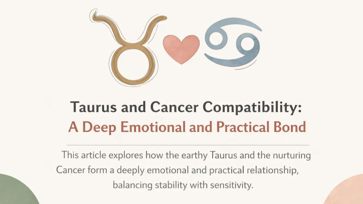 Taurus and Cancer Compatibility