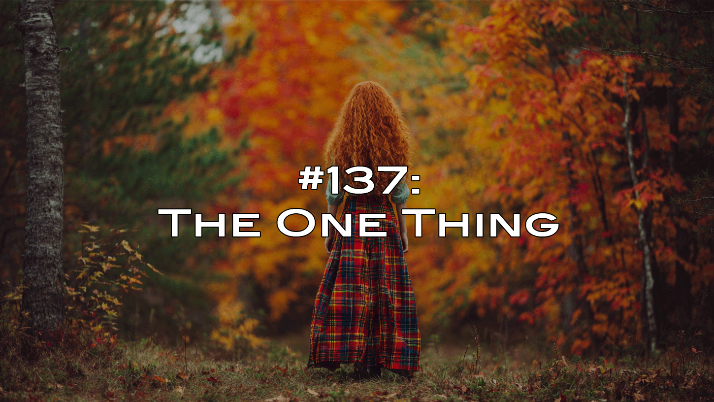 Blog post: The One Thing
