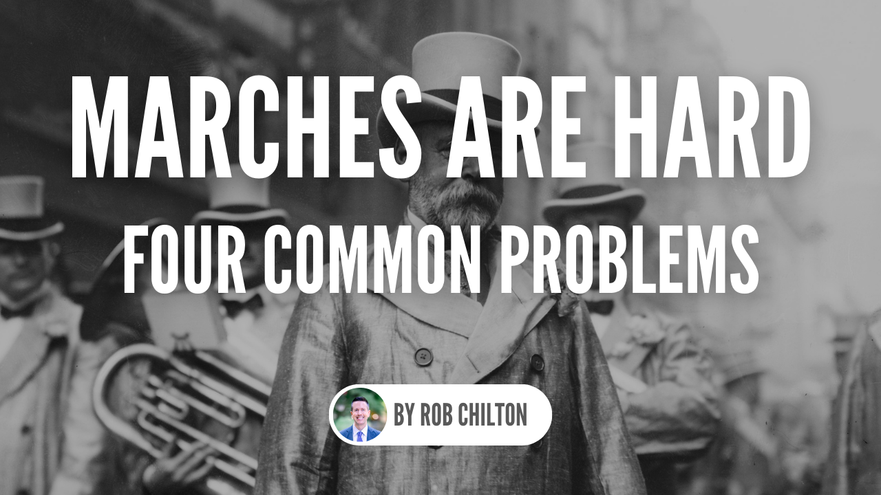 Marches Are Hard: Four Common Problems