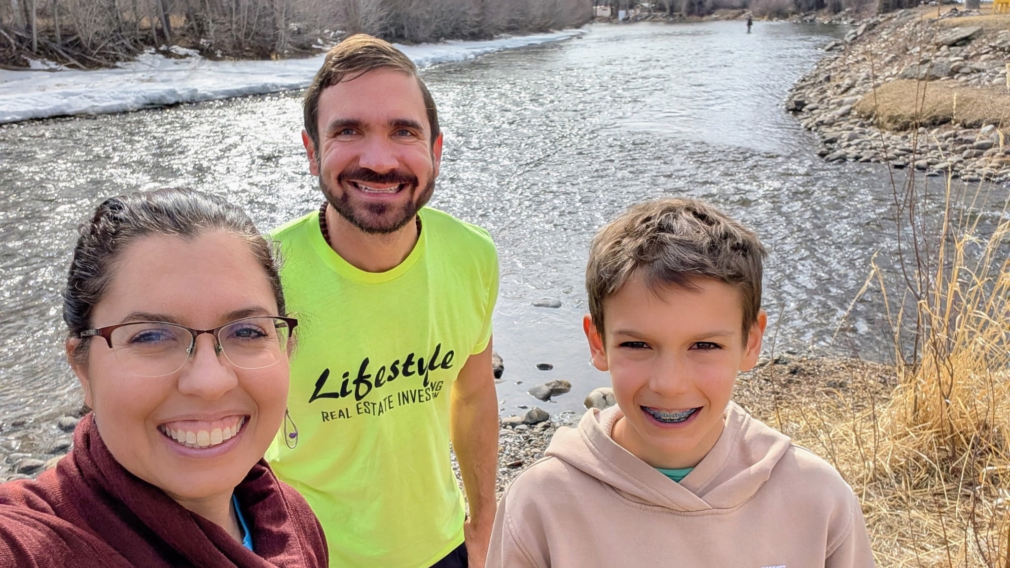 A river in Gunnison, Colorado