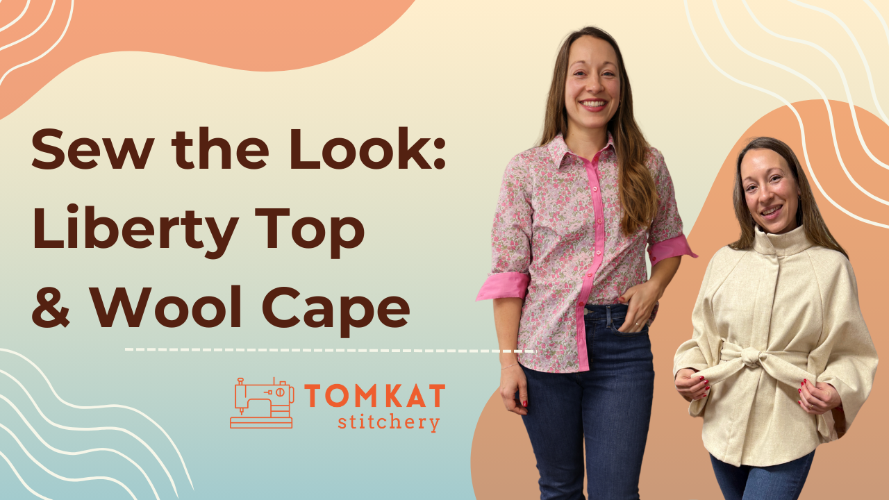 Tomkat Stitchery Sew the Look Cashmerette Vernon LIberty Tawna Lawn 