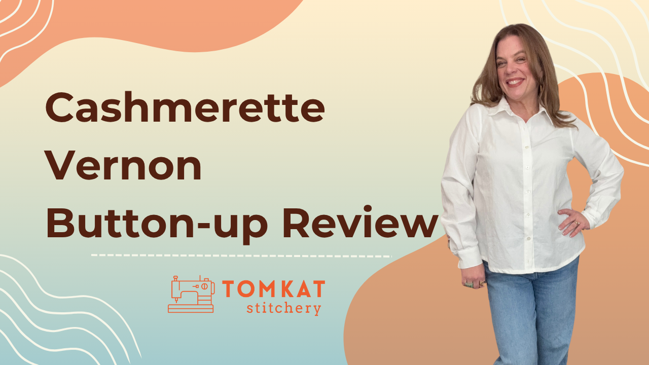 Whitney Tomkat Stitchery Cashmerette Vernon Button Up Shirt