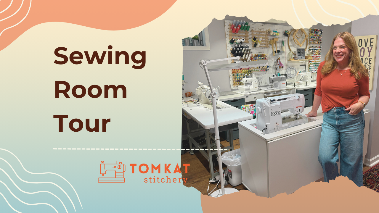 Whitney TomKat Stitchery Sewing room Tour