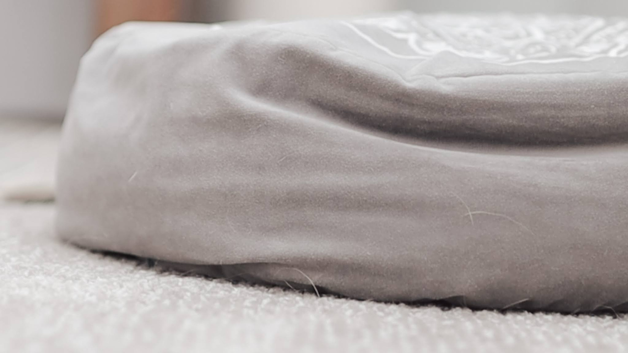 A clear bedroom floor with only furniture legs touching it