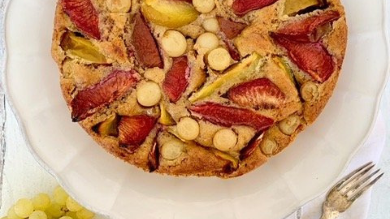 Two Bowl Fruit-Topped Snack Cake