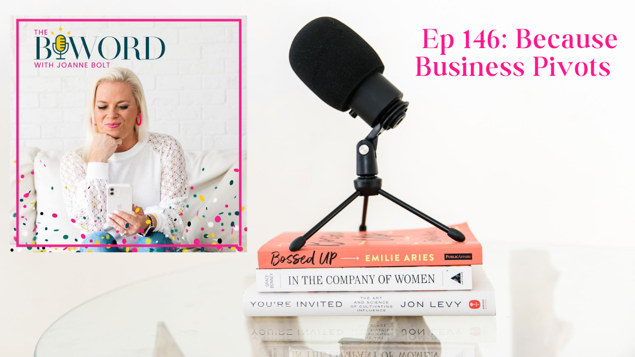 The b-Word, business pivot, podcasting, make moves in your business, podcast tips, new podcaster, business tips, 