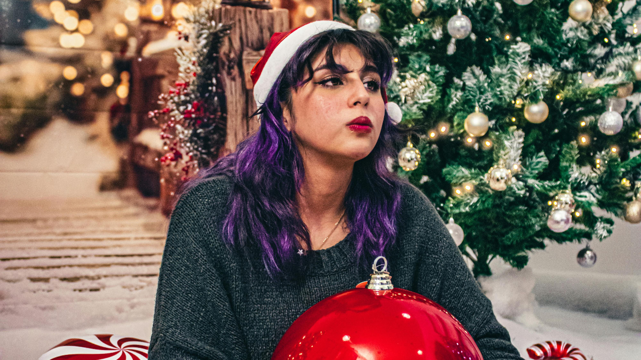 Unsatisfied Woman at the Holidays