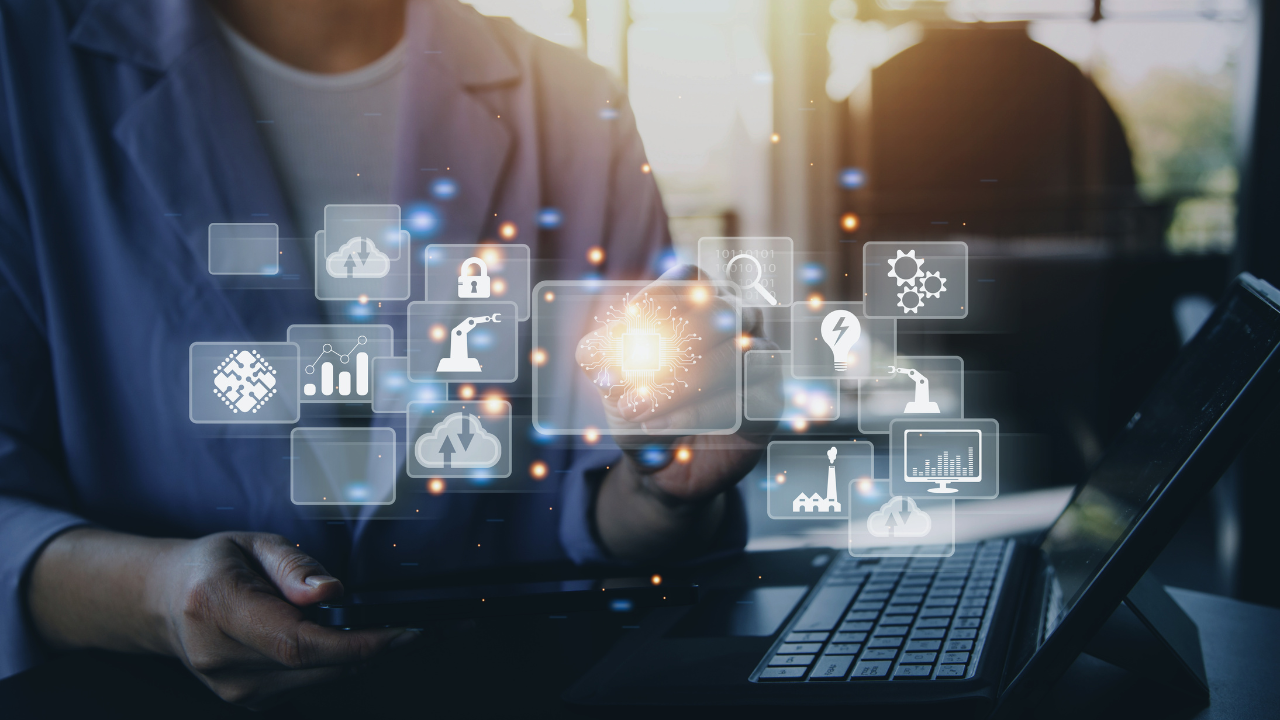 Confident business owner reviewing her digital system after strategic platform migration