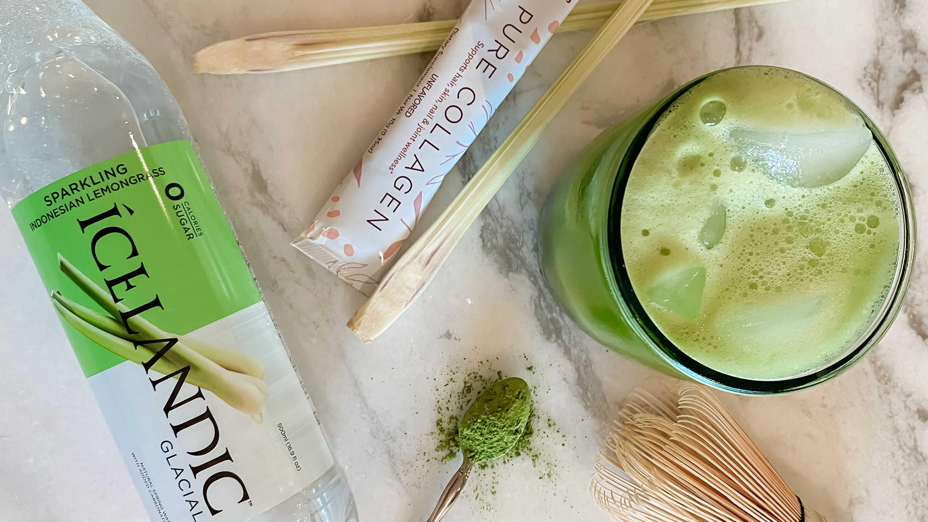 Whipped Sparkling Collagen Matcha