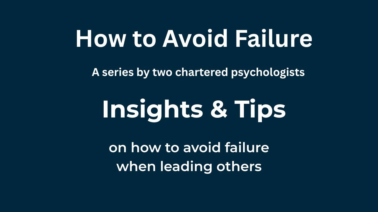 How to Avoid Failure Episode 1