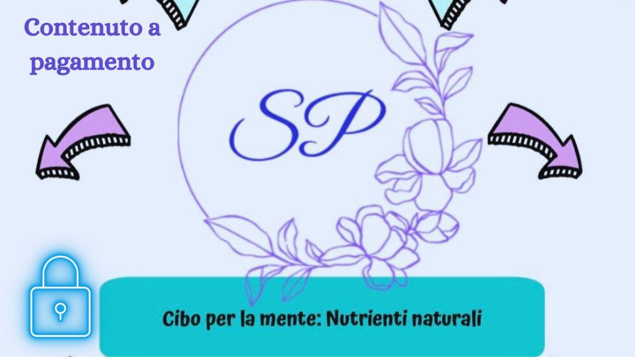 Nutrienti naturali che influenzano le attività cerebrali.