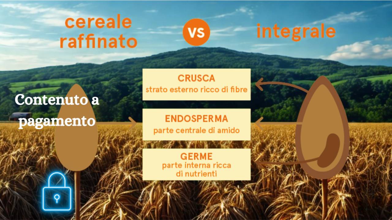 Cereali integrali e raffinati, differenze