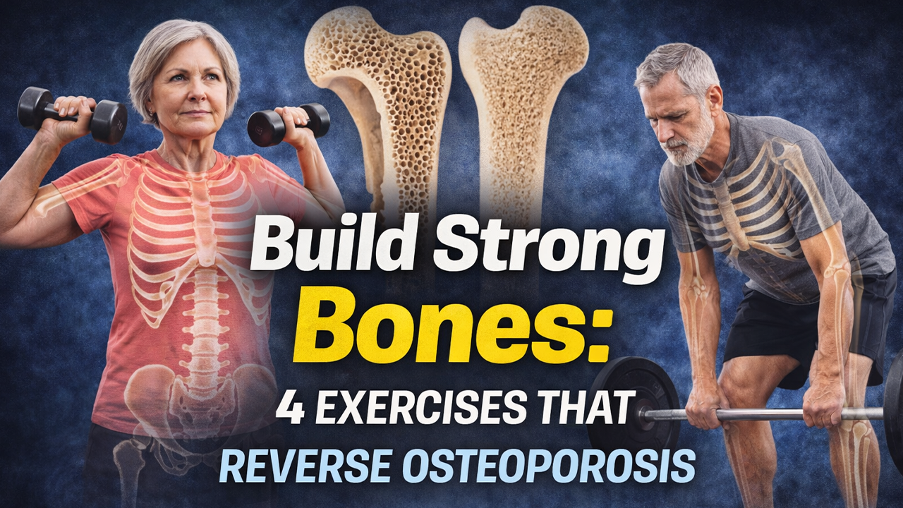 Build Strong Bones: 4 exercises that reverse osteoporosis.