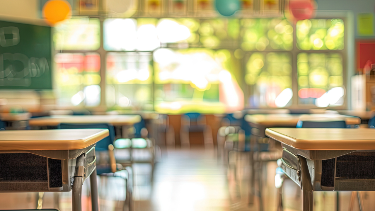 Elementary school classroom