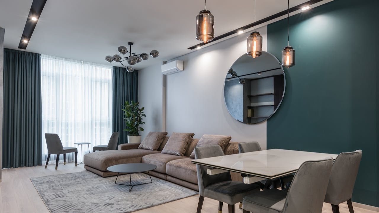 Lyssetting stue interiørdesigner