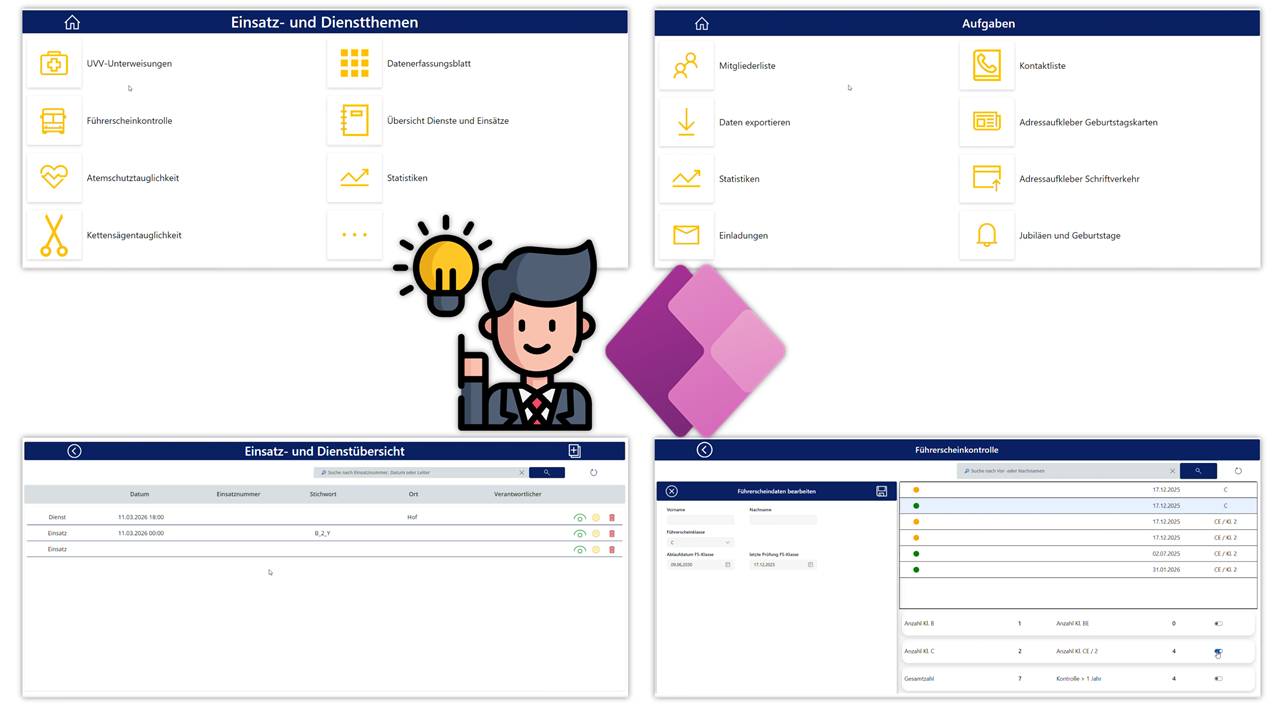 Power Apps Mitgliederverwaltung