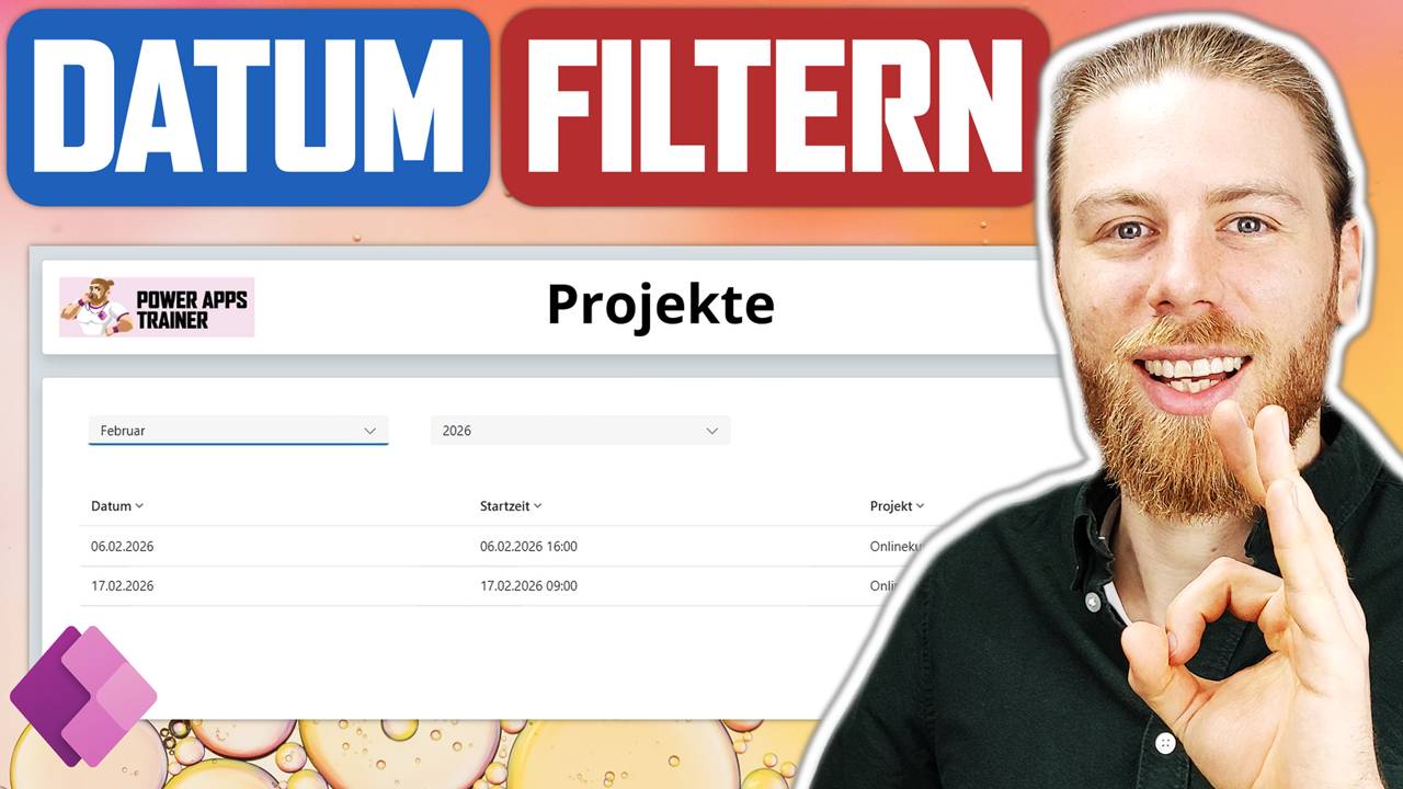 Power Apps Datumsfilter