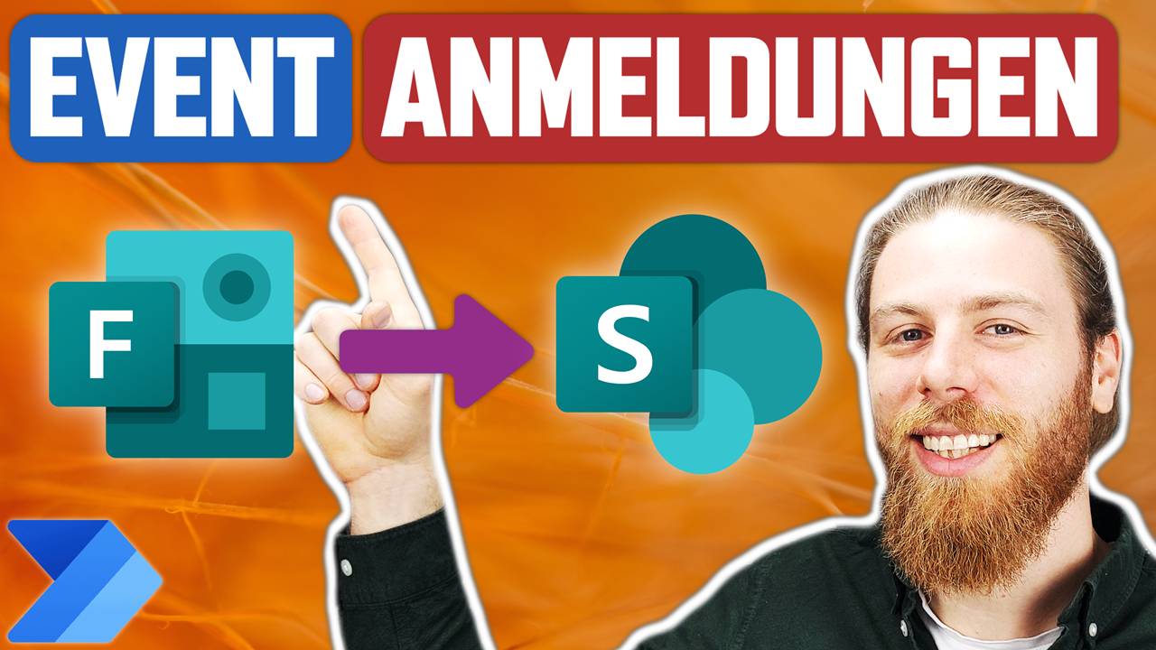 Event Anmeldungen über Forms, SharePoint und Power Automate