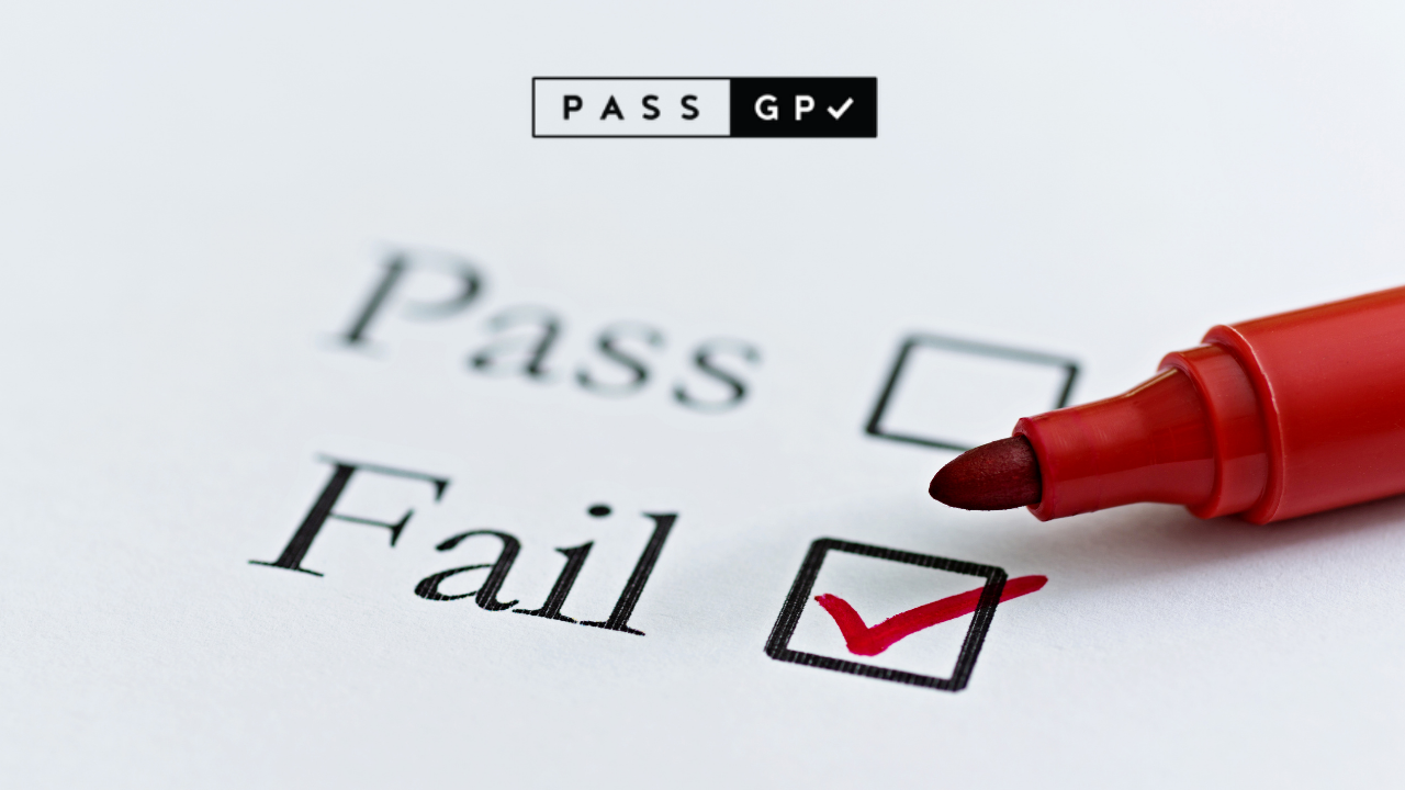 Examiner marking a candidate response for specificity and safety