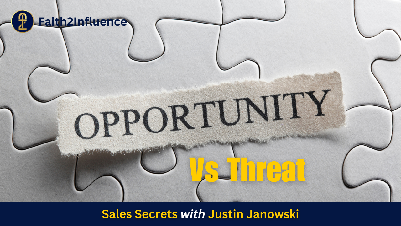 picture of puzzle pieces that say opportunity vs threat