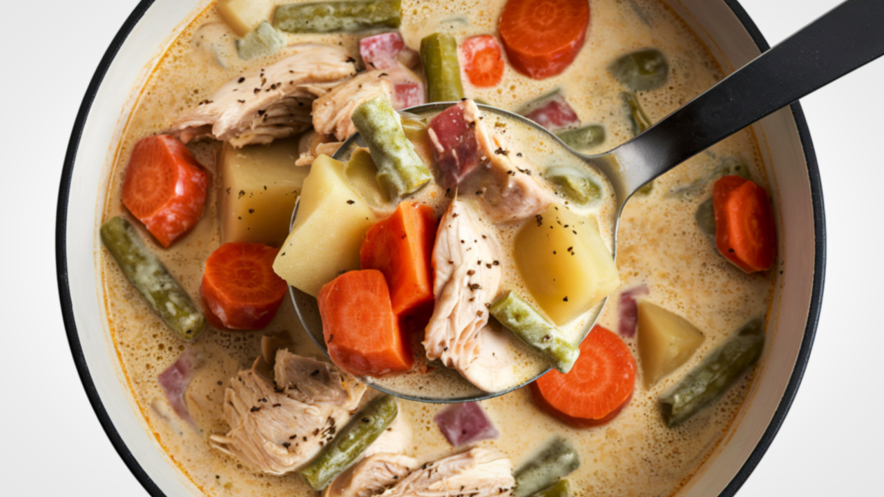 one-pot chicken and veggie stew