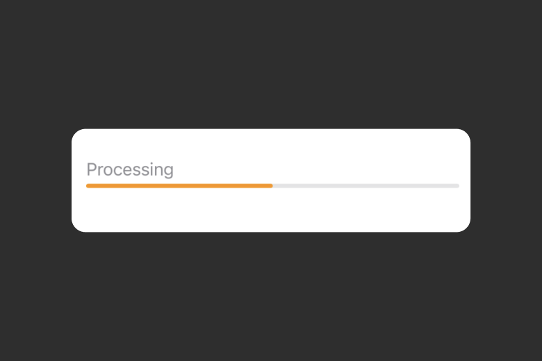 progress view in swift