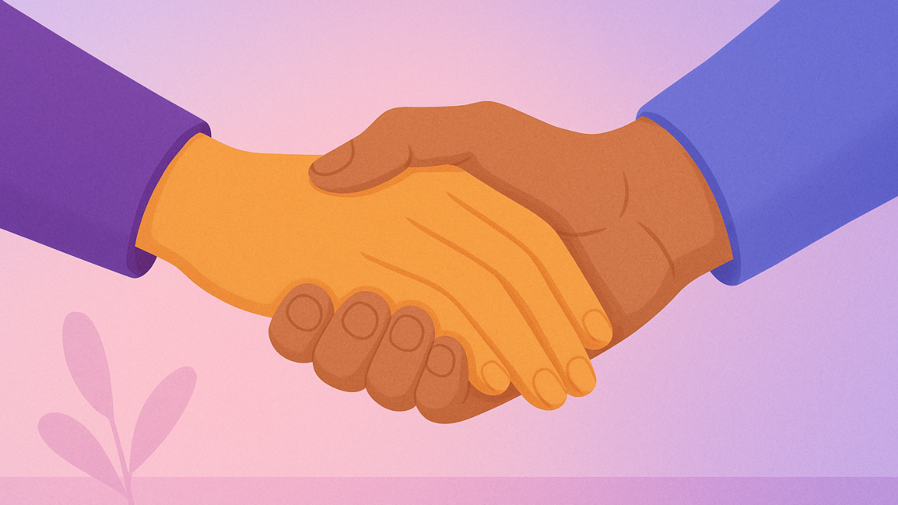 Supportive hands symbolizing co-regulation and compassion in caregiving.