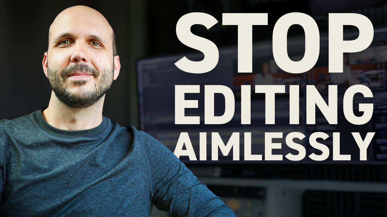 Professional video editor using 5-step workflow to edit commercial with emotion, story, rhythm, sound and action criteria