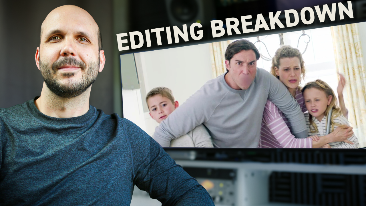 Professional video editor cutting commercial footage using proven 5-step editing workflow