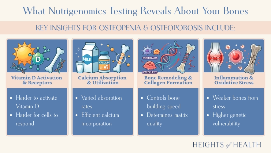 What Nutrigenomics Testing Reveals About Your Bones