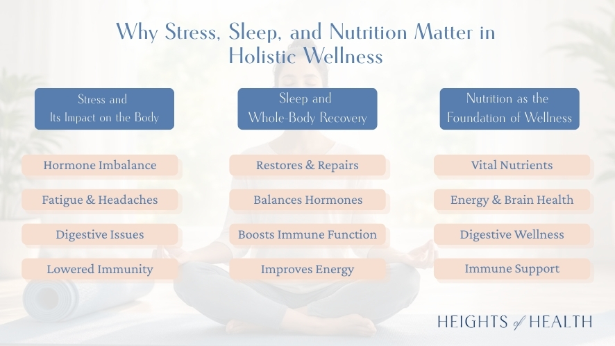 Why Stress, Sleep, and Nutrition Matter in Holistic Wellness