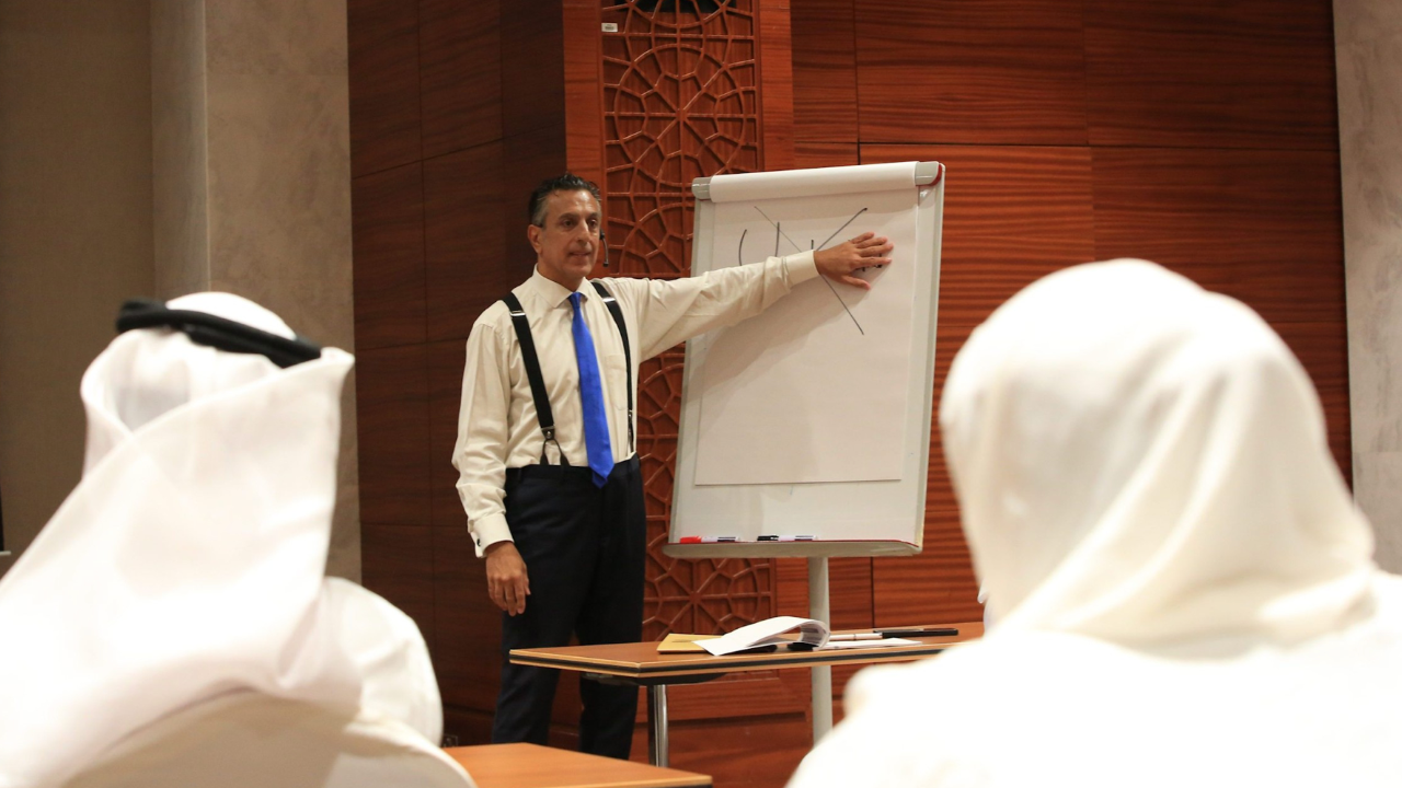 Public speaking coaching for Abu Dhabi hospitality teams supporting Tourism Strategy 2030