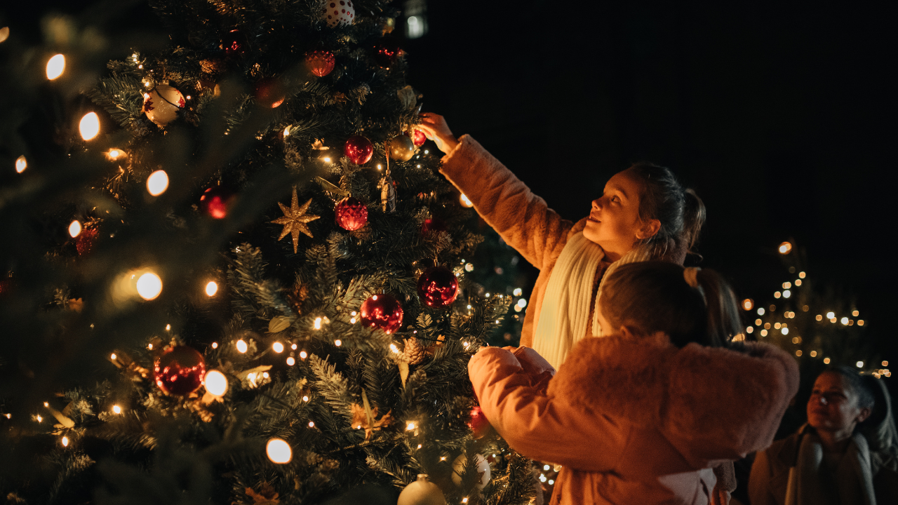 A family gathered over Christmas to celebrate the coming of Jesus Christ