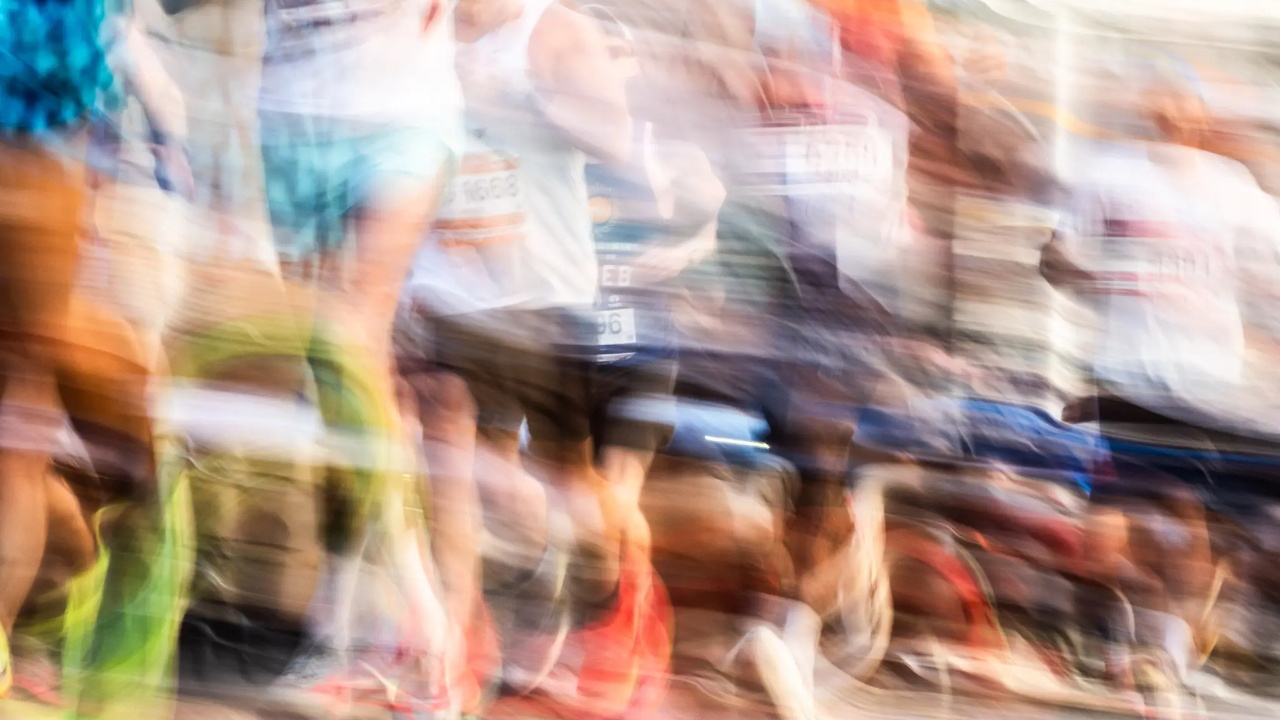 runners in a marathon