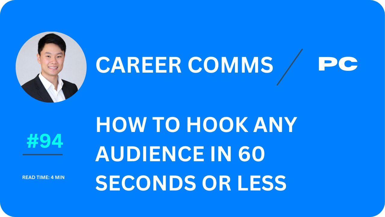 How to Hook Any Audience In 60 Seconds