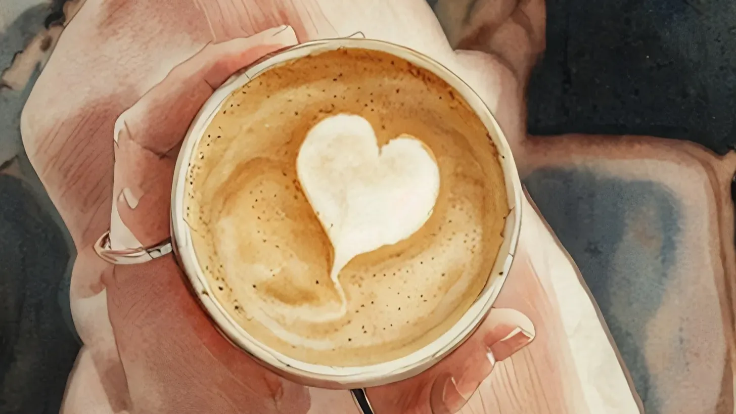 Close-up of coffee in a woman's hand