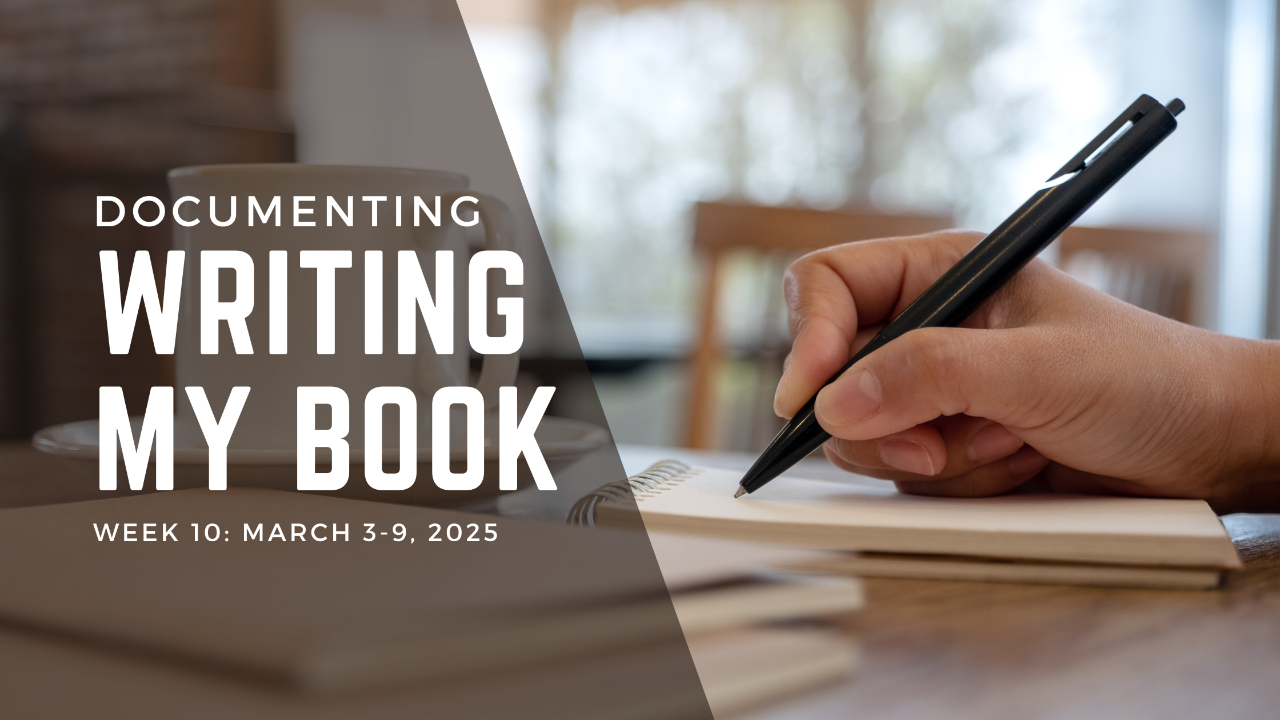 Documenting My Book Writing Journey, Book 10