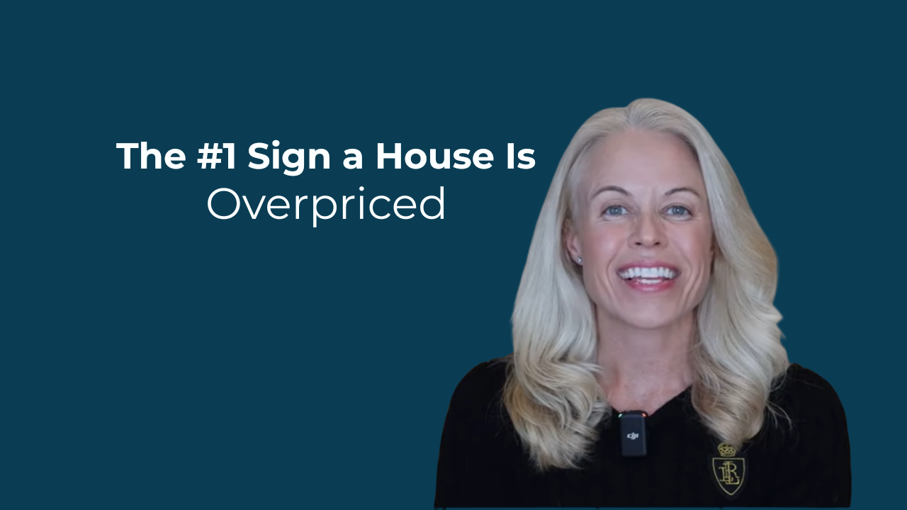Mortgage expert explaining the number one sign a house is overpriced