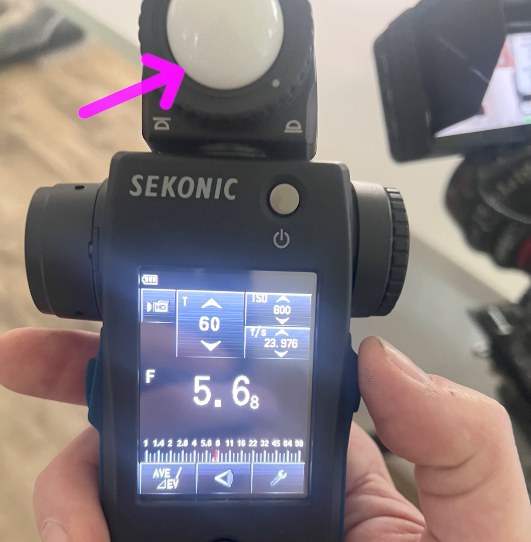 Incident Light Meter Mode