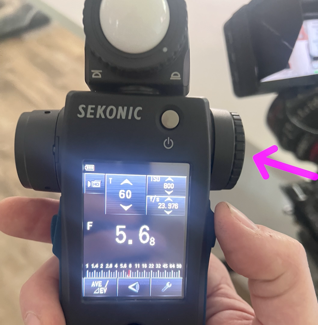 Reflective Light Meter Mode