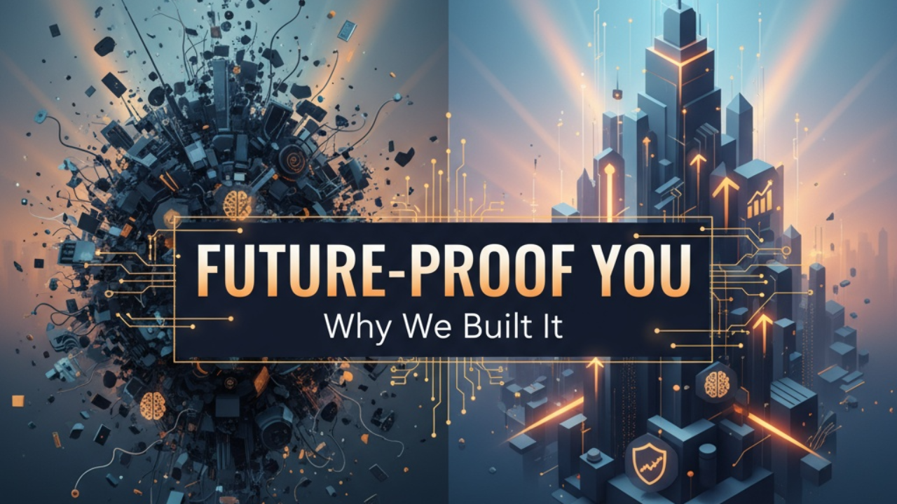 Future Proofed YOU! Splash page