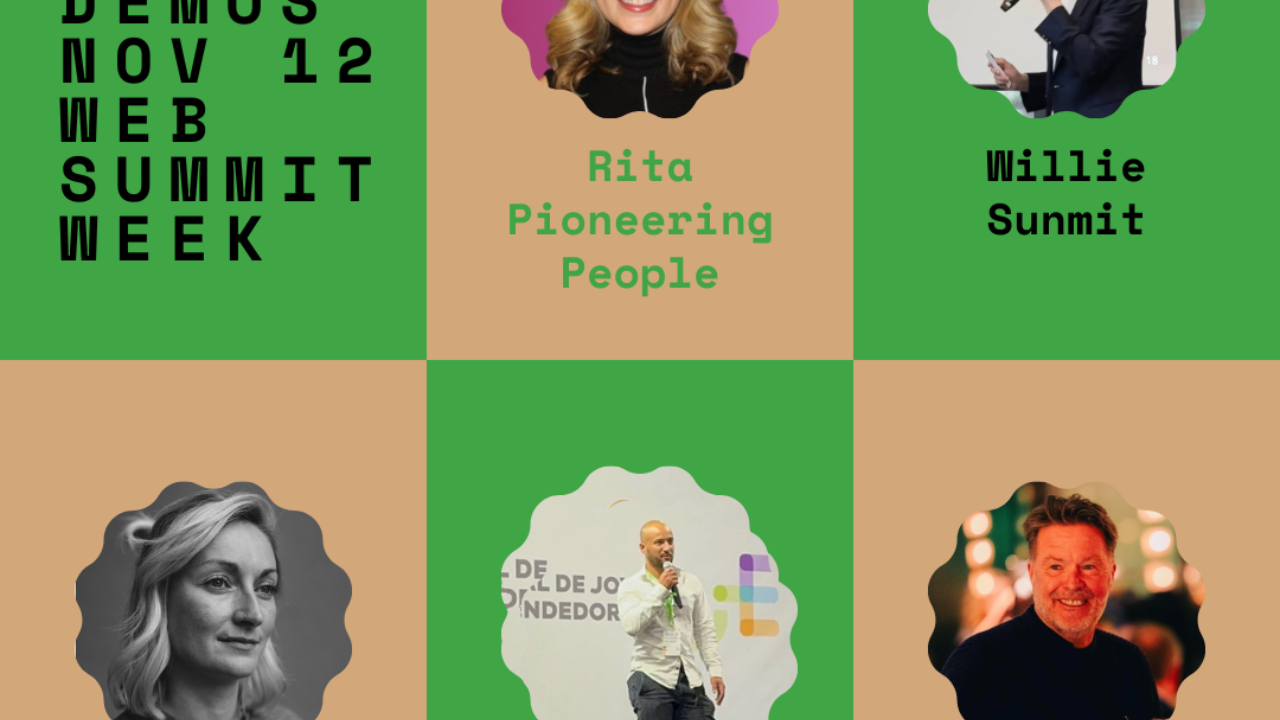 Pictures of the Founders at demo night