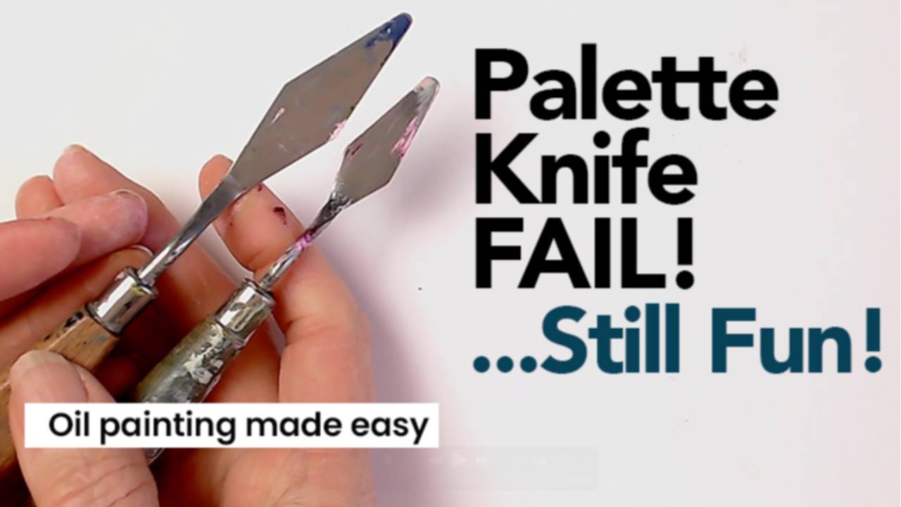 Photorealistic Painting with a Palette Knife? Let's Have a Go!