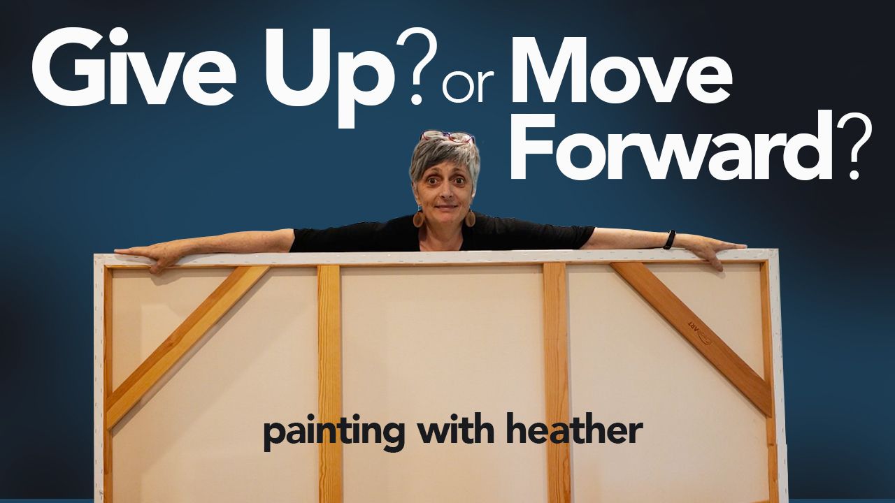 Moving a HUGE Work in Progress Painting