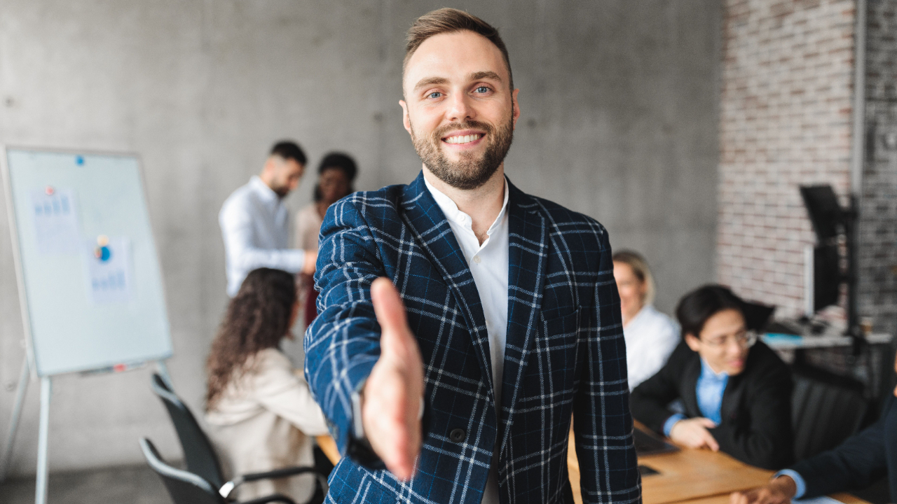 A welcoming face for a new team member