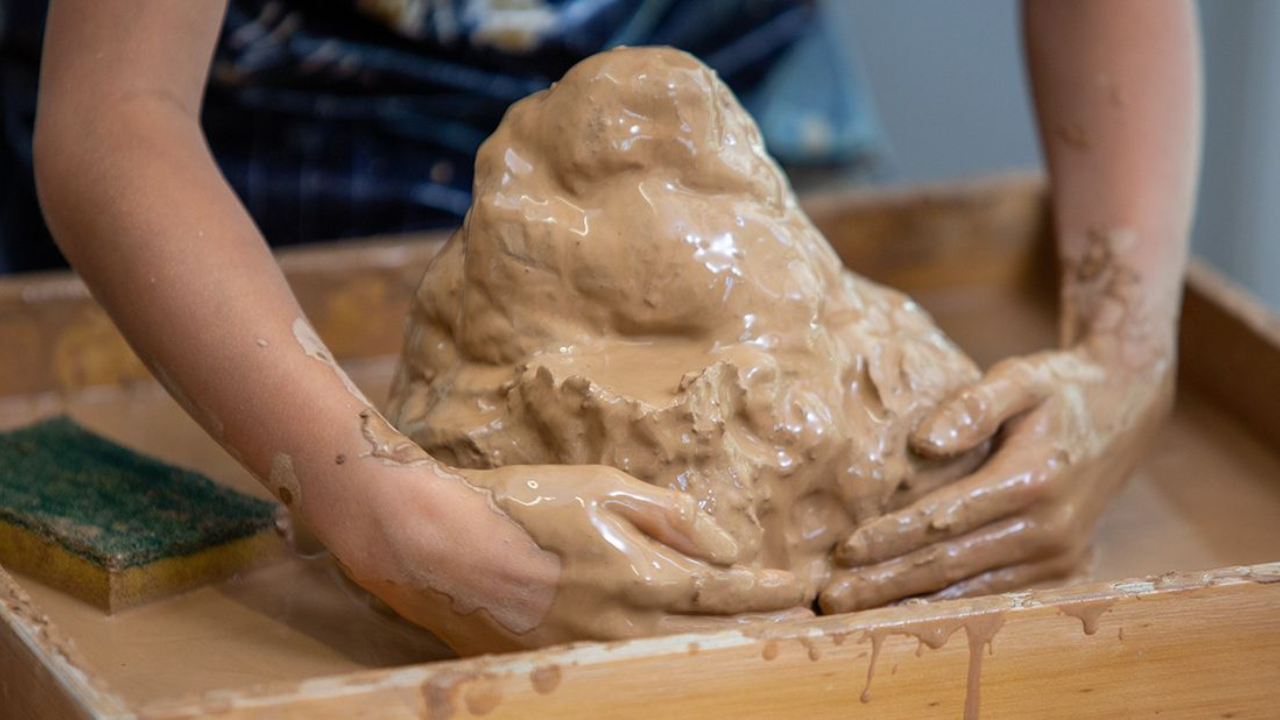 Clay Field Therapy with Child