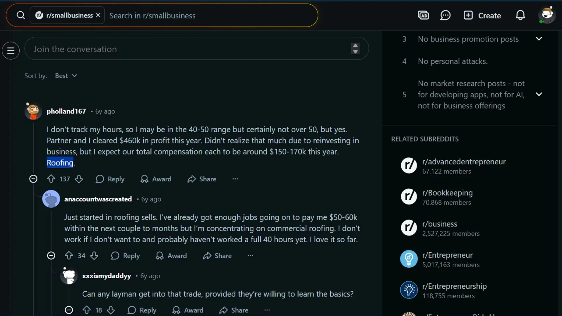 a business owner explaining that he doubled revenue through smart reinvestment