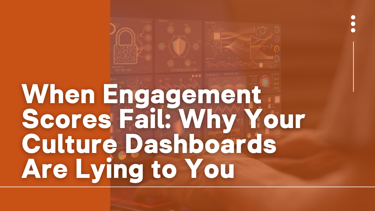 title of the blog post with an image of a dashboard in the background