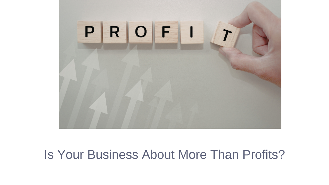 Is Your Company About More Than Profits?